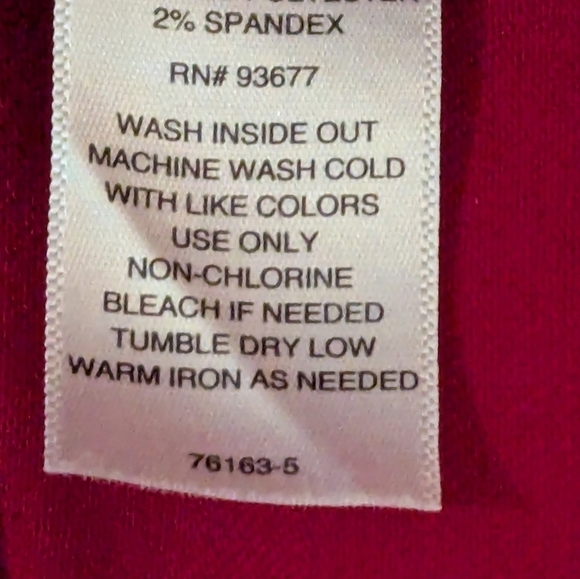 Liz Claiborne Red Pencil Skirt Knee-Length Women's Size 8 ✨ 2 /$15 ✨ - Picture 6 of 7